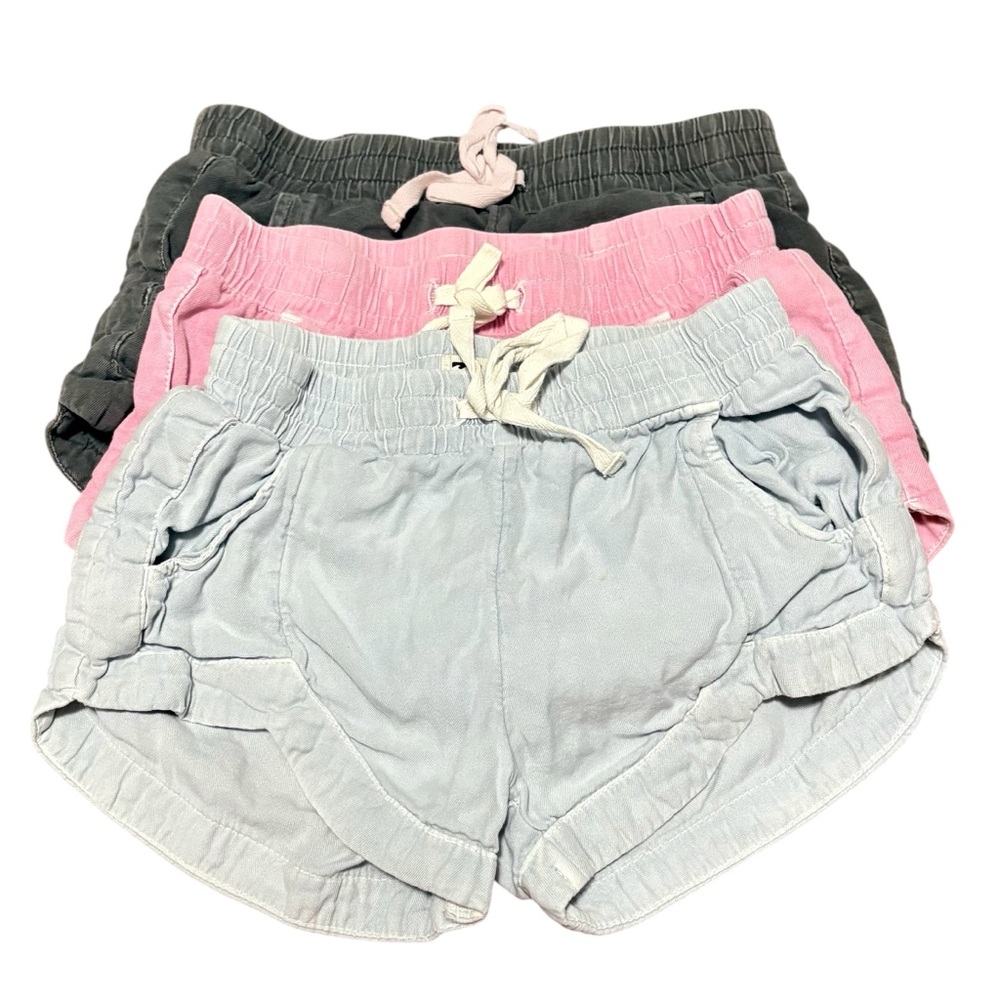 Billabong Kids' Mad for You Drawstring Shorts, little girl.